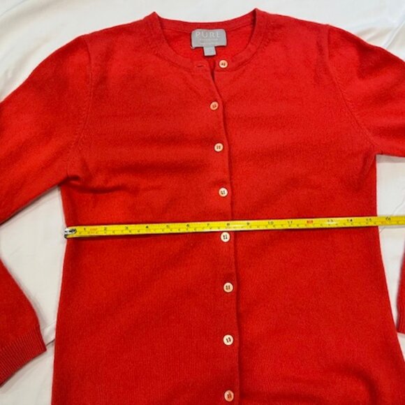 Pure Collection Red Cardigan - Picture 5 of 7